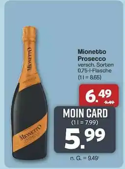 Famila Nord Ost MIONETTO Prosecco Angebot