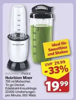 Famila Nord Ost GOURMETmaxx Nutrition Mixer Angebot