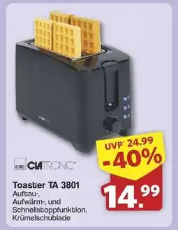 Famila Nord Ost Toaster TA 3801 Angebot