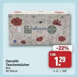 Famila Nord Ost Oecolife Taschentücher Angebot