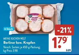 Aldi Süd Berliner bzw. Krapfen Angebot