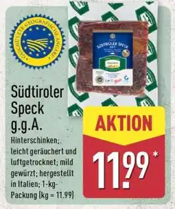 Aldi Nord Südtiroler Speck g.g.A Angebot