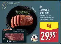 Aldi Nord Rinderfilet am Stück Angebot