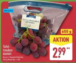 Aldi Nord Tafeltrauben dunkel Angebot