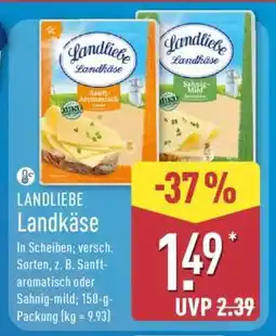 Aldi Nord Landliebe Landkäse Angebot