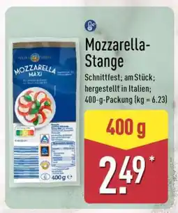 Aldi Nord Mozzarella Stange Angebot
