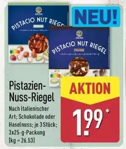 Aldi Nord Pistazien-Nuss-Riegel Angebot