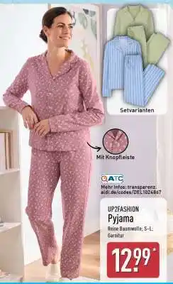 Aldi Nord UP2FASHION Pyjama Angebot