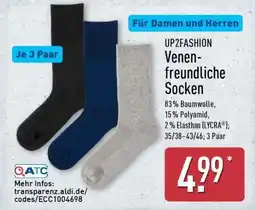 Aldi Nord UP2FASHION Venenfreundliche Socken Angebot