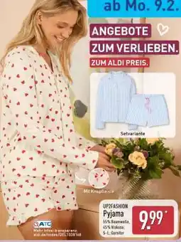 Aldi Nord UP2FASHION Pyjama Angebot
