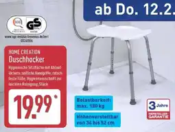 Aldi Nord HOME CREATION Duschhocker Angebot
