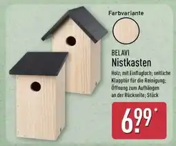 Aldi Nord BELAVI Nistkasten Angebot
