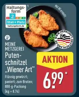 Aldi Nord MEINE METZGEREI Putenschnitzel „Wiener Art“ Angebot