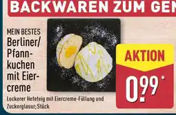 Aldi Nord Berliner/Pfannkuchen mit Eiercreme Angebot