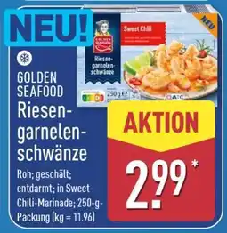 Aldi Nord GOLDEN SEAFOOD Riesengarnelenschwänze Angebot