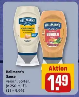 REWE HELLMANN'S Sauce Angebot