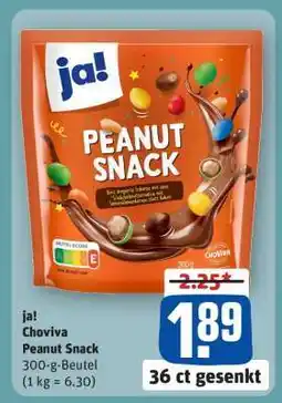 REWE ja! Choviva Peanut Snack Angebot