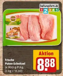 REWE Frische Puten Schnitzel Angebot