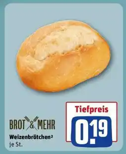 REWE Weizenbrötchen² Angebot