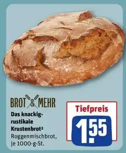 REWE Das knackig-rustikale Krustenbrot Angebot