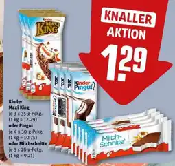 REWE Kinder Maxi King Angebot