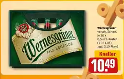 REWE Wernesgrüner Angebot