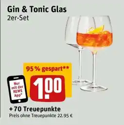 REWE Gin Tonic Glas, 2er-Set Angebot