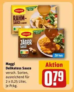 REWE Maggi Delikatess- Sauce Angebot