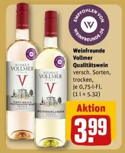 REWE Weinfreunde Vollmer Qualitätswein Angebot