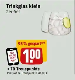 REWE Trinkglas klein 2er-Set Angebot