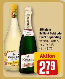 REWE Söhnlein Brillant Sekt oder Frucht-Sparkling Angebot