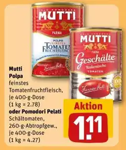 REWE MUTTI Polpa Angebot