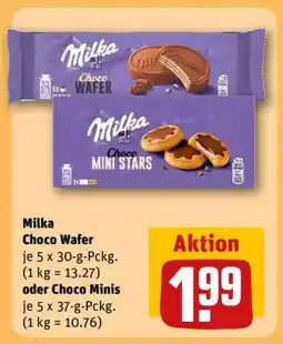 REWE Milka Choco Wafer oder Choco Minis Angebot