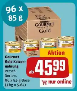 REWE Gourmet Gold Katzennahrung Angebot