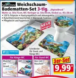 Norma SANTOSINI Weichschaum-Badematten-Set 3-tlg Angebot