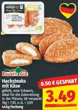 NP Discount Bauern Gut Hacksteaks mit Käse Angebot