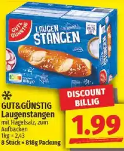 NP Discount GUT&GÜNSTIG Laugenstangen Angebot