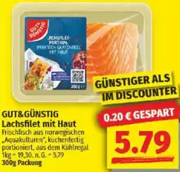 NP Discount GUT&GÜNSTIG Lachsfilet mit Haut Angebot