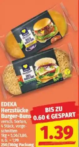 NP Discount EDEKA Herzstücke Burger-Buns Angebot