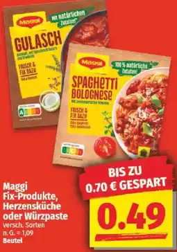 NP Discount Maggi Fix-Produkte, Herzensküche oder Würzpaste Angebot
