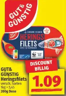 NP Discount GUT& GÜNSTIG Heringsfilets Angebot
