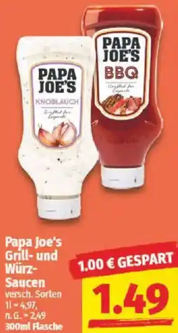 NP Discount Papa Joe's Grill-und Würz Saucen Angebot
