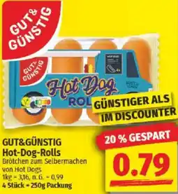 NP Discount GUT&GÜNSTIG Hot-Dog-Rolls Angebot