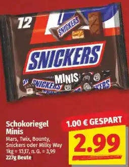 NP Discount Schokoriegel Minis Angebot