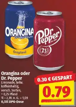 NP Discount Orangina oder Dr. Pepper Angebot