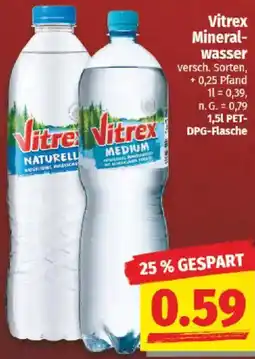 NP Discount Vitrex Mineralwasser Angebot