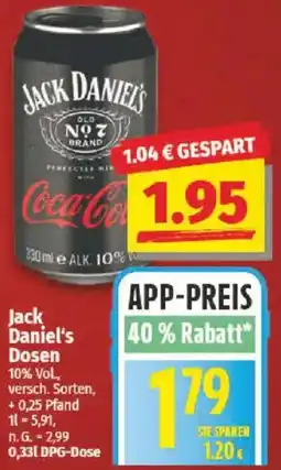 NP Discount Jack Daniel's Dosen Angebot