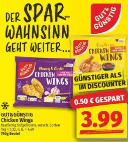 NP Discount GUT&GÜNSTIG Chicken Wings Angebot