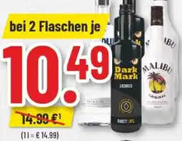 trinkgut Absolut Vodka, Dark MarkKahlúa o. Malibu Angebot
