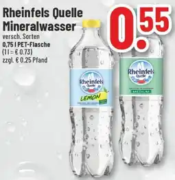 trinkgut Rheinfels Quelle Mineralwasser Angebot